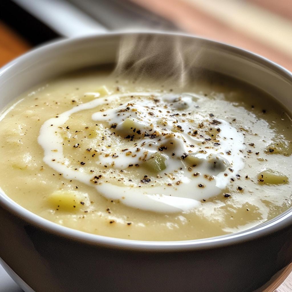 baked potato and leek soup
