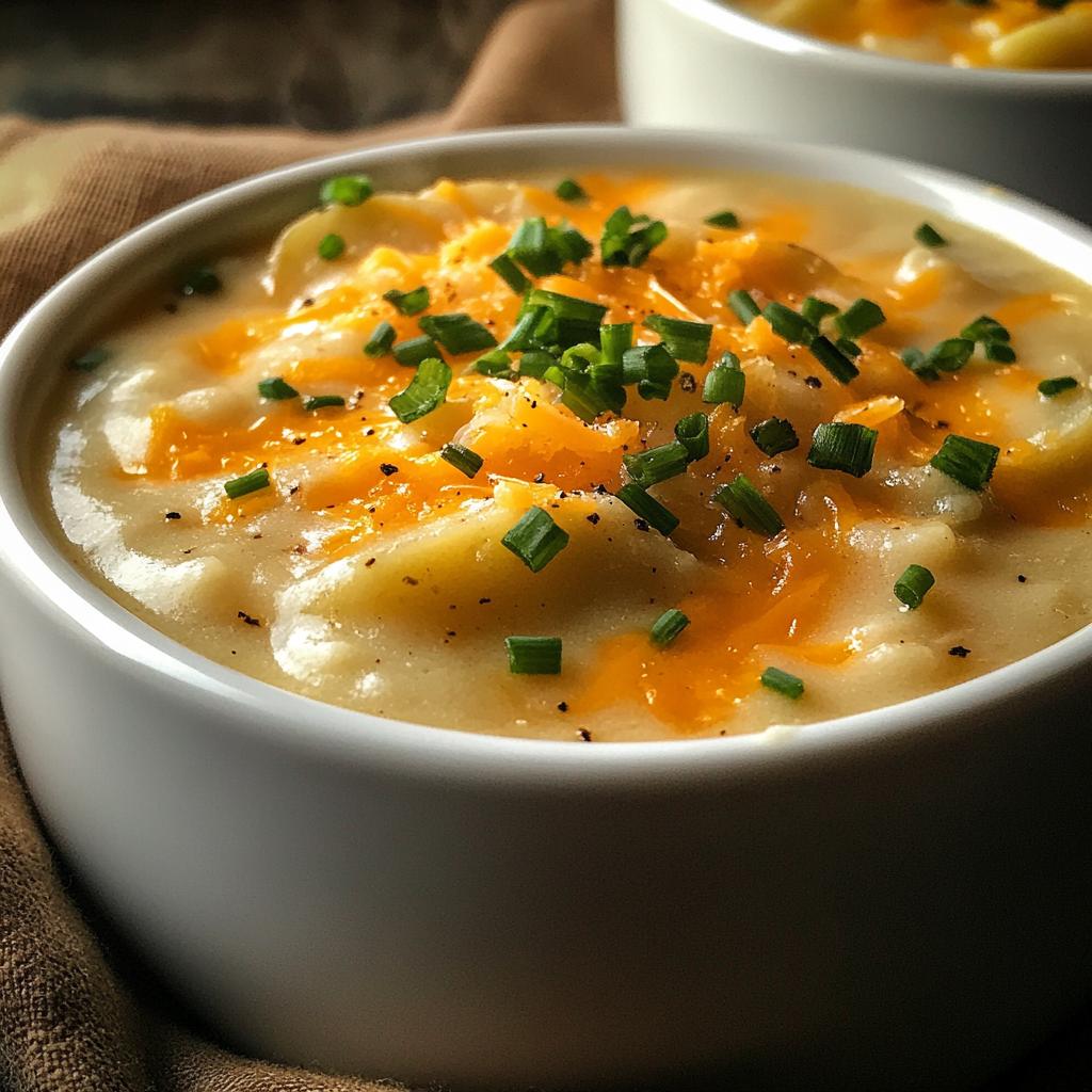 baked potato soup using frozen potatoes