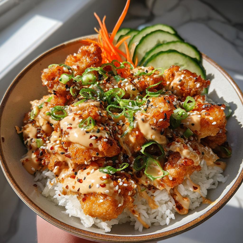 bang bang chicken bowl - detail 1