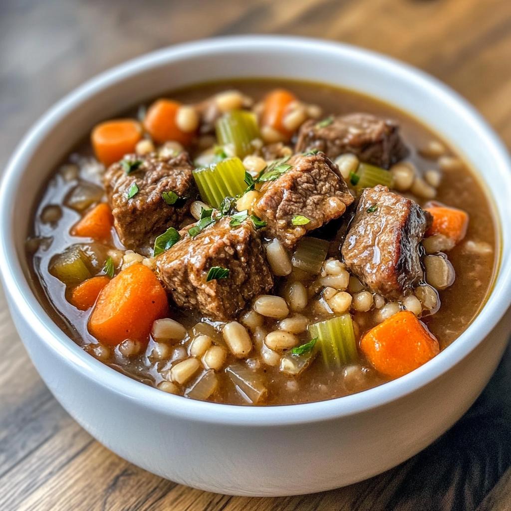 beef and barley stew instant pot