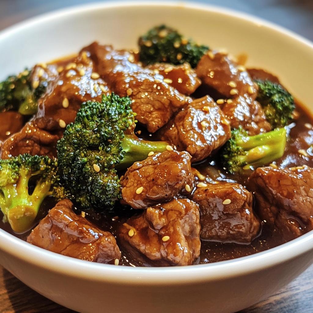 beef and broccoli with stew meat