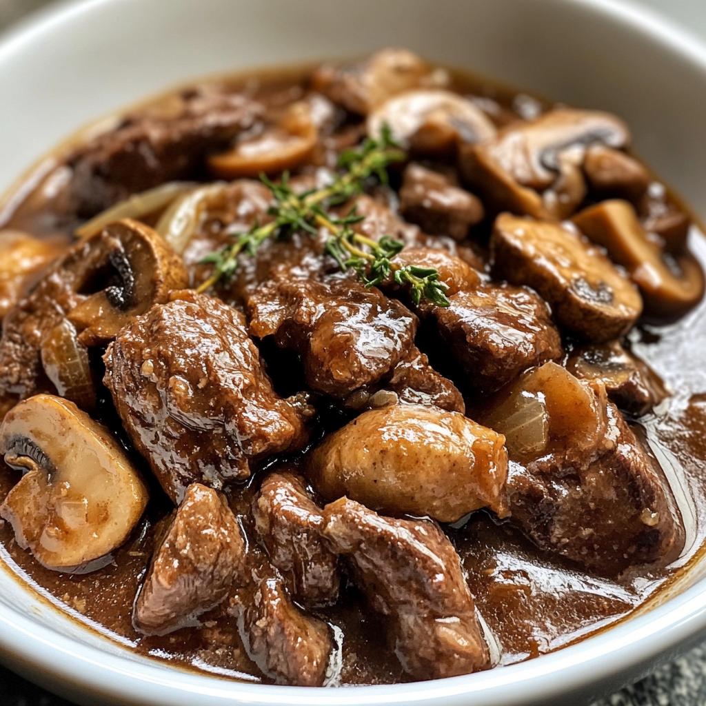 beef and mushroom stew