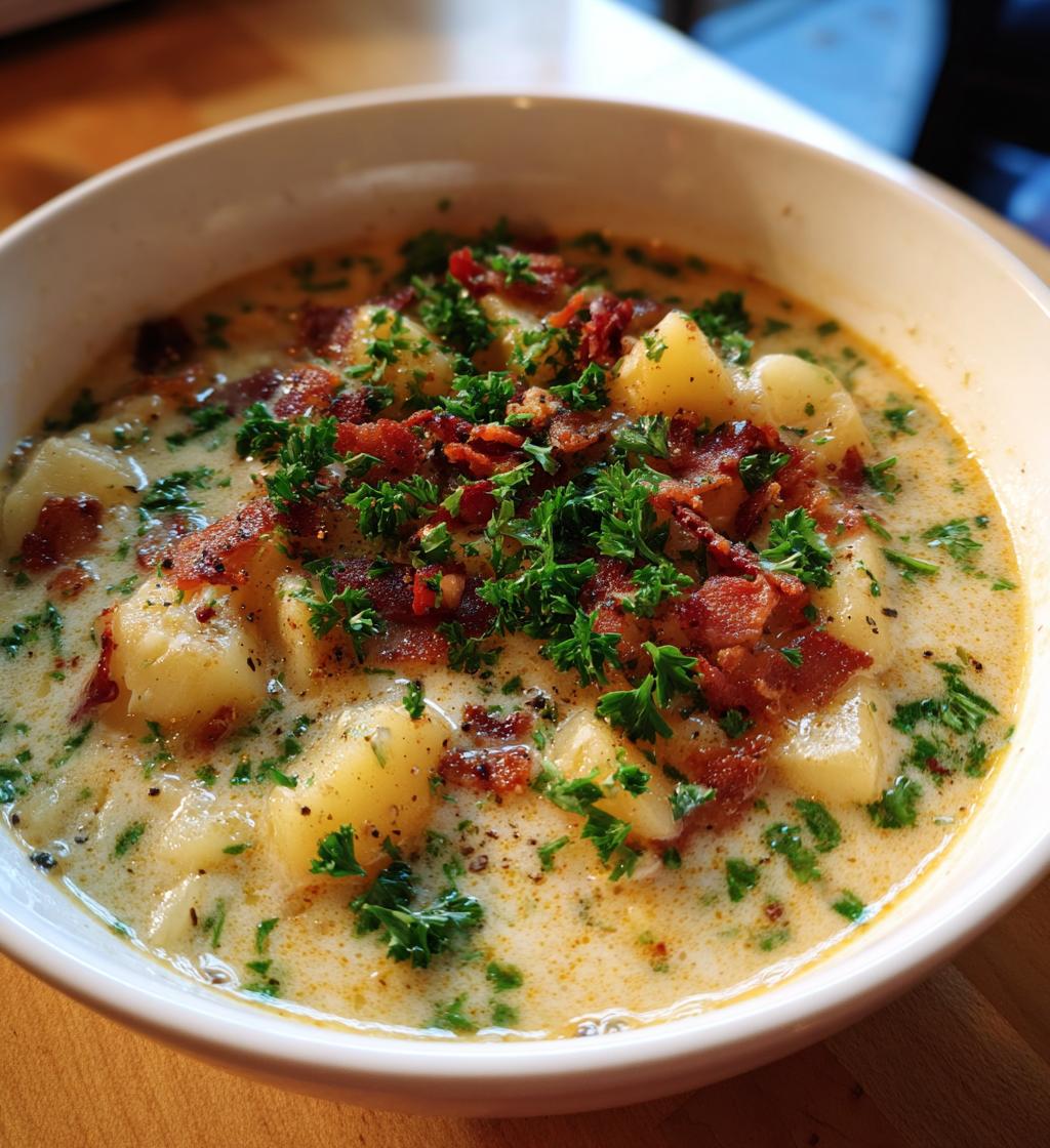 best potato bacon soup - detail 1
