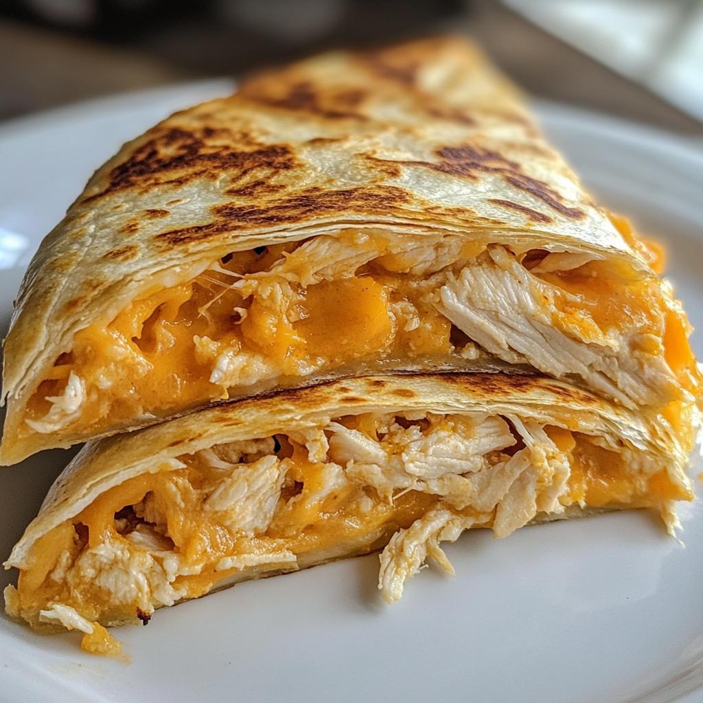 blooming quesadilla ring with chicken and cheddar recipe