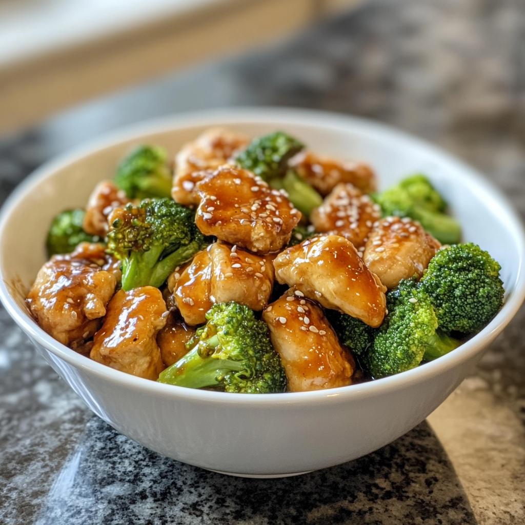 chicken and broccoli stir fry - detail 1