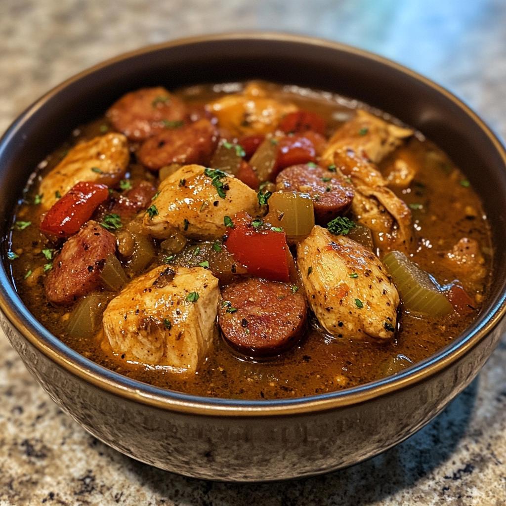 chicken and sausage gumbo
