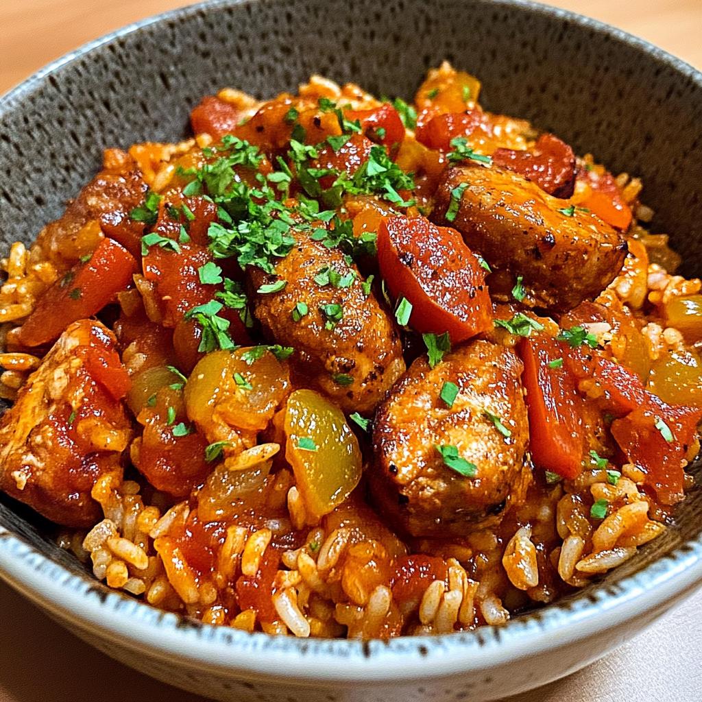 chicken and sausage jambalaya recipe - detail 1