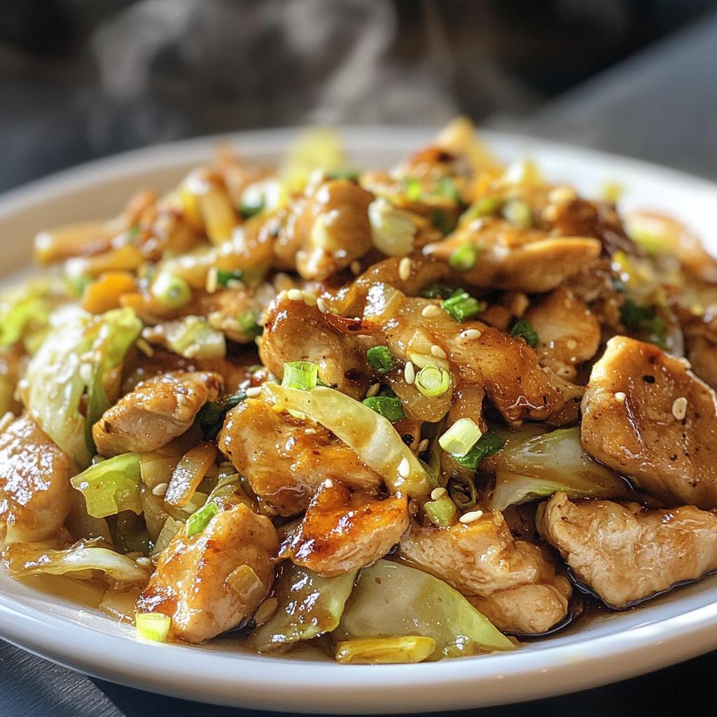 chicken cabbage stir fry