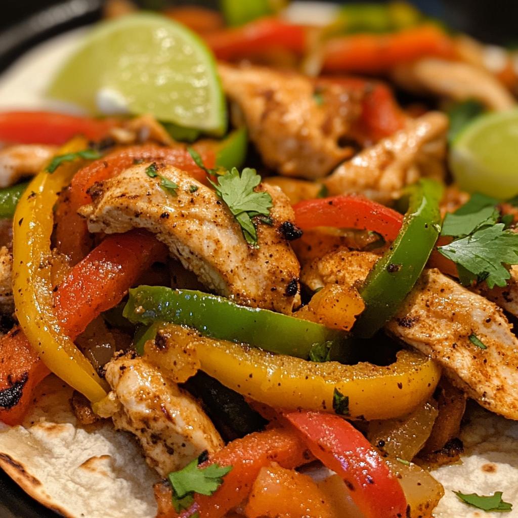 chicken fajitas
