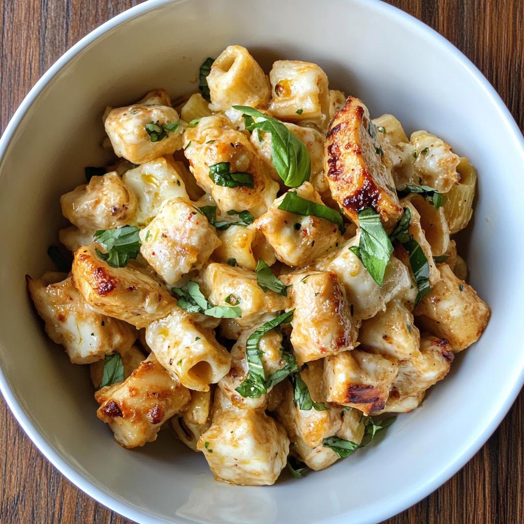 chicken mozzarella pasta