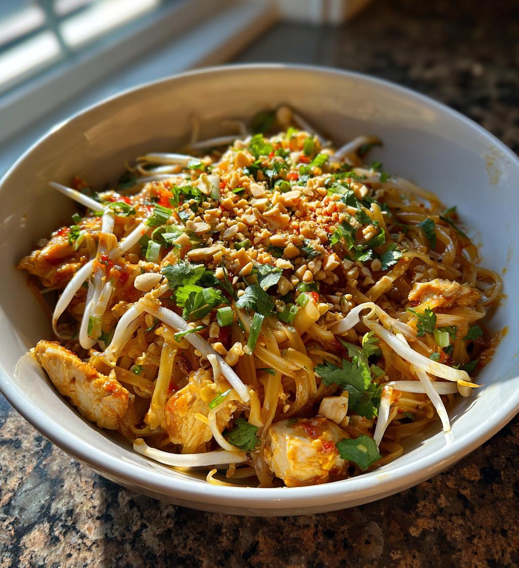 chicken pad thai