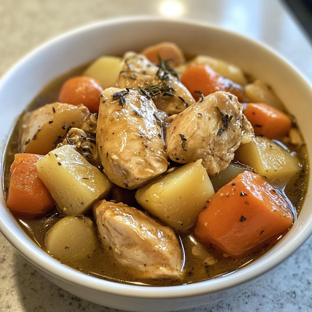 chicken stew - detail 1