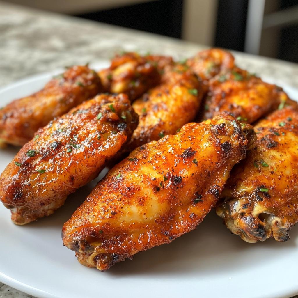 chicken wings in air fryer - detail 1