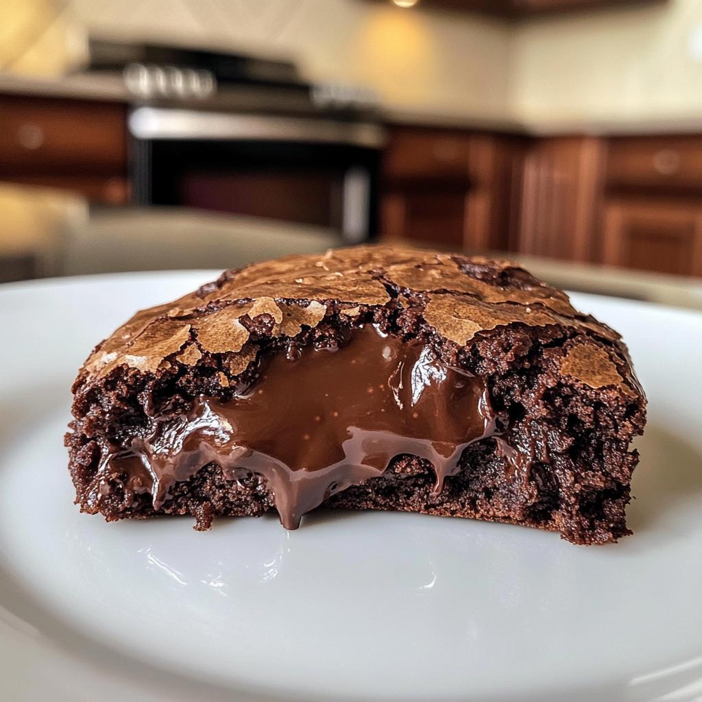 chocolate lava brownie cookies