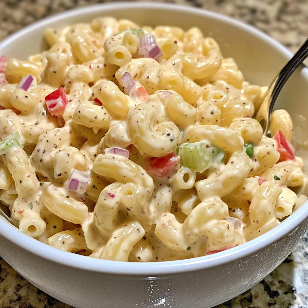 classic creamy american macaroni salad