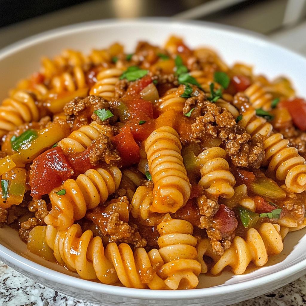 cowboy pasta - detail 1