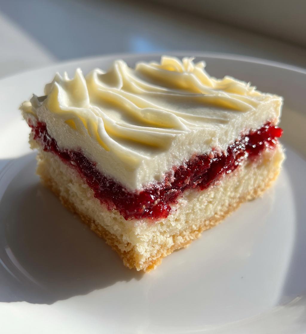 cranberry bars with cream cheese frosting recipe