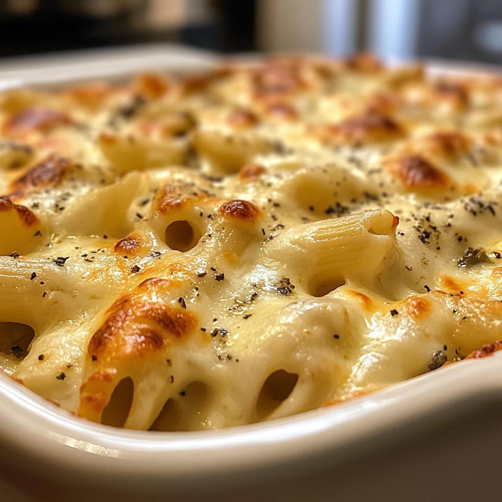 creamy chicken alfredo casserole recipe