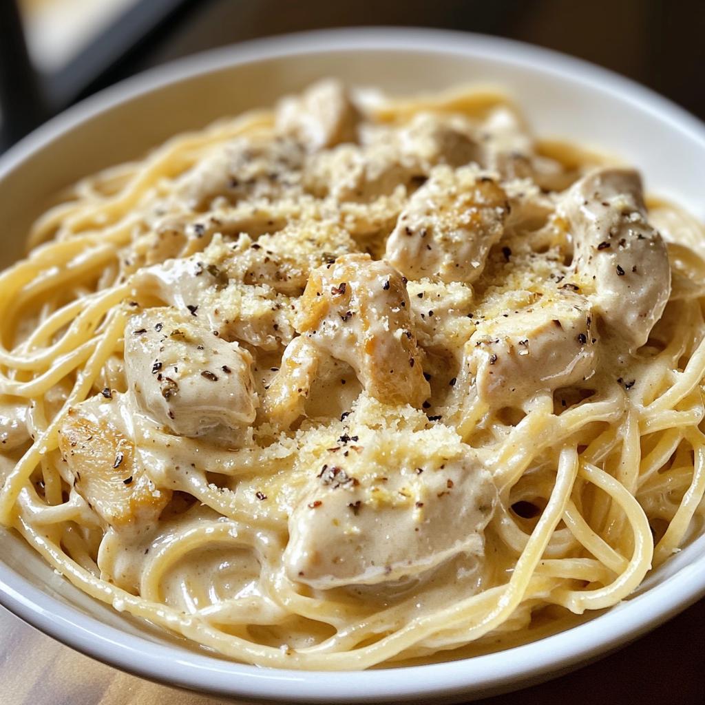 creamy chicken spaghetti