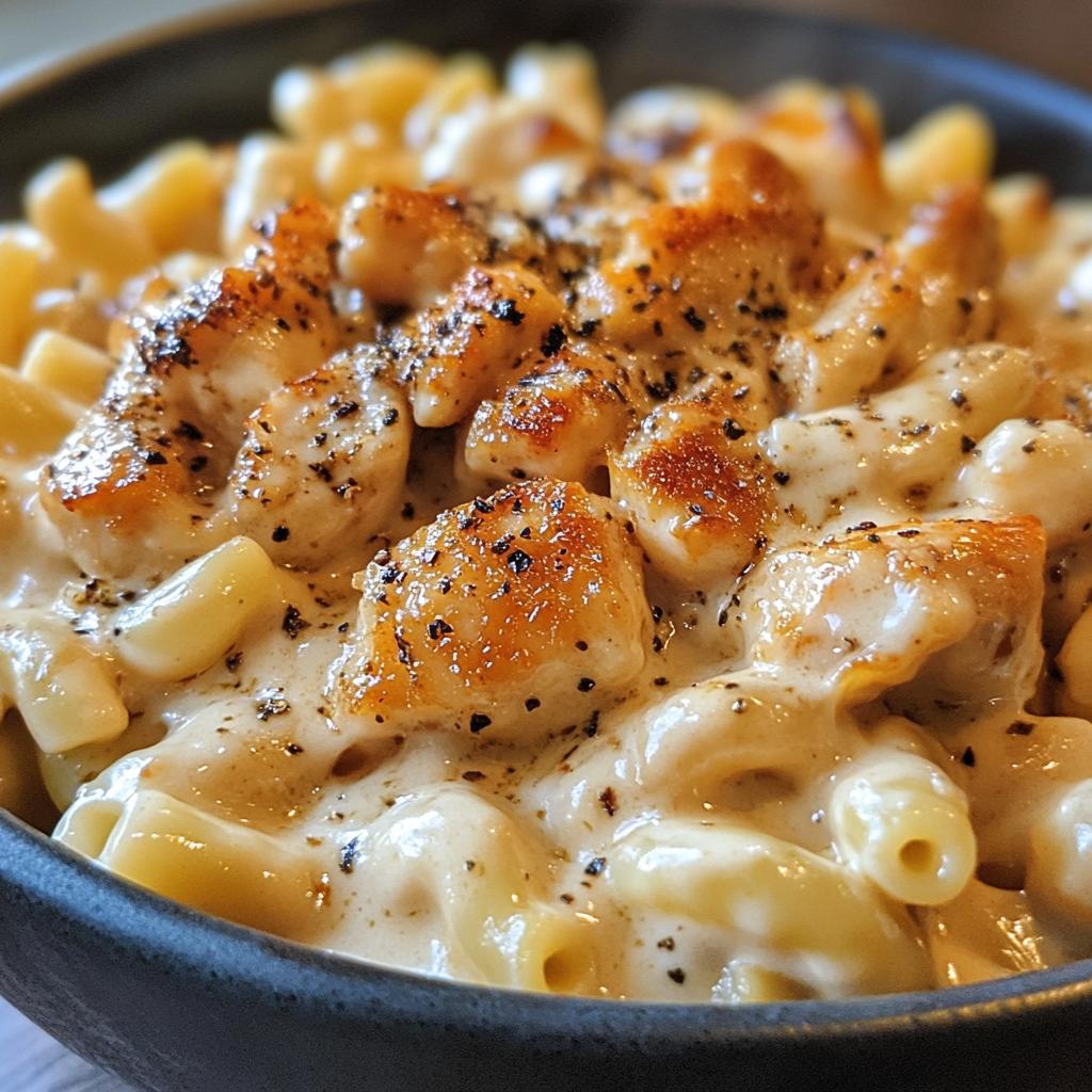 creamy honey pepper chicken mac and cheese recipe