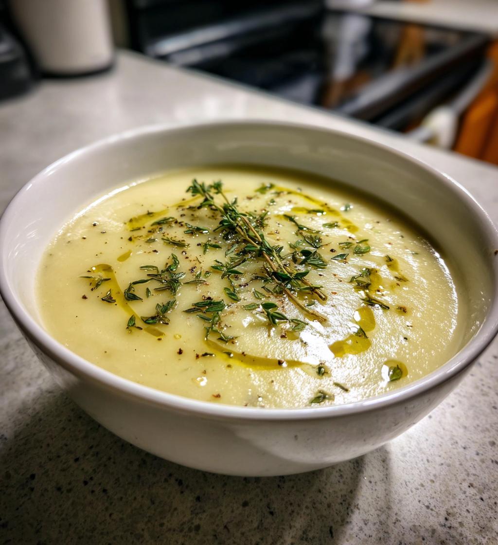 creamy vegan potato leek soup recipe