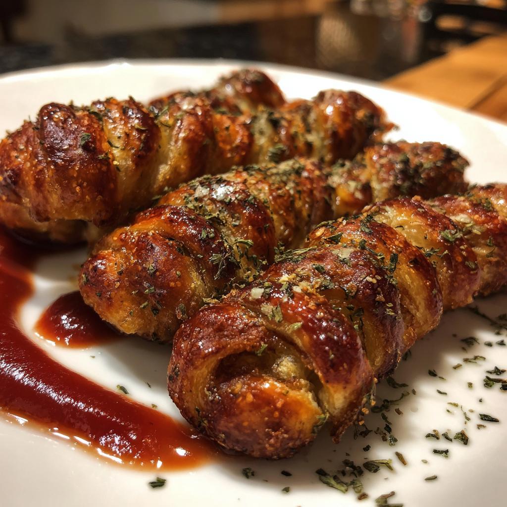 creepy intestines halloween appetizer recipe - detail 1