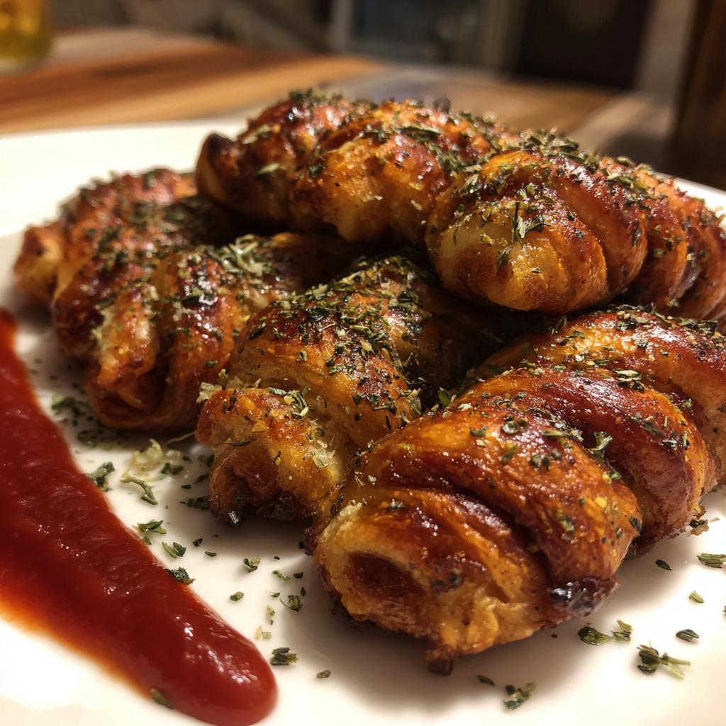 creepy intestines halloween appetizer recipe