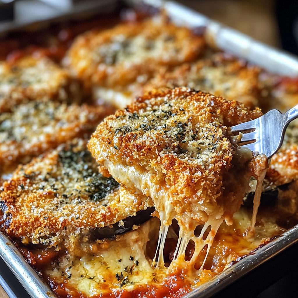 crispy eggplant parmesan recipe - detail 1