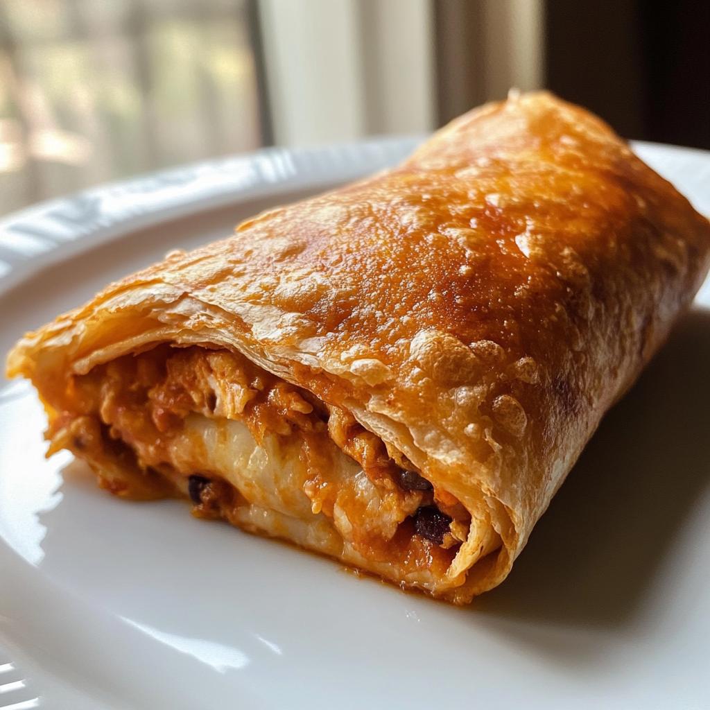 crispy spicy mexican chicken chimichangas