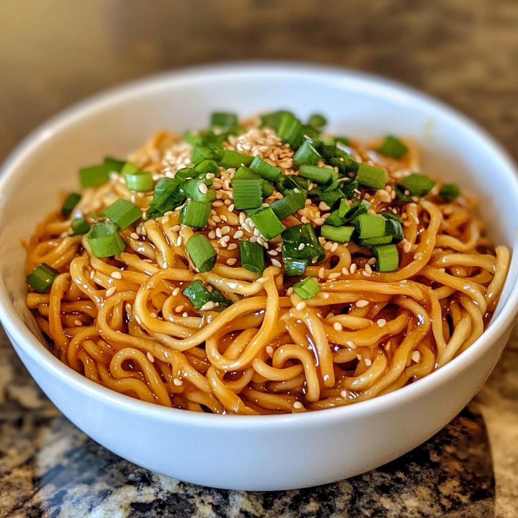 easy saucy ramen noodles