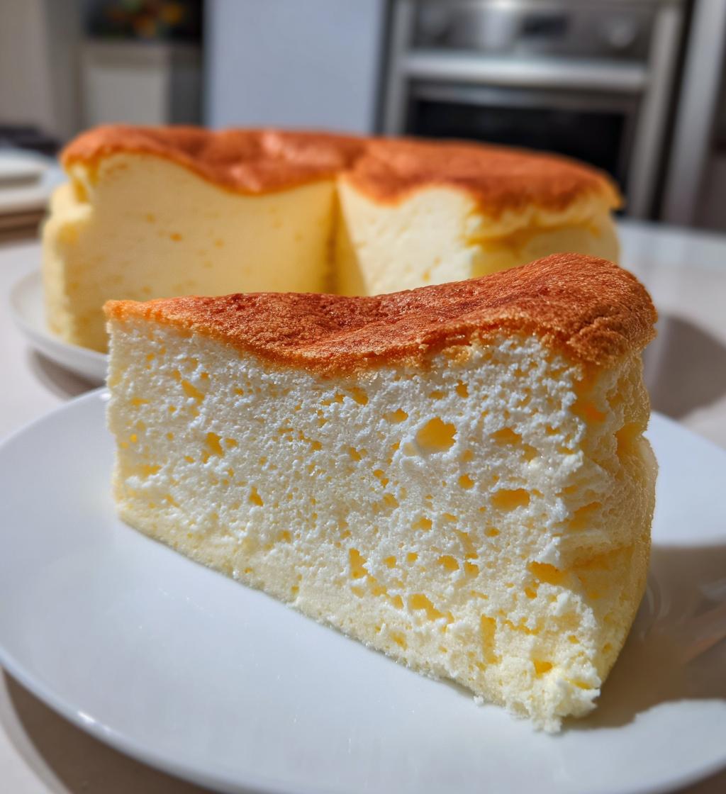 fluffy japanese cheesecake