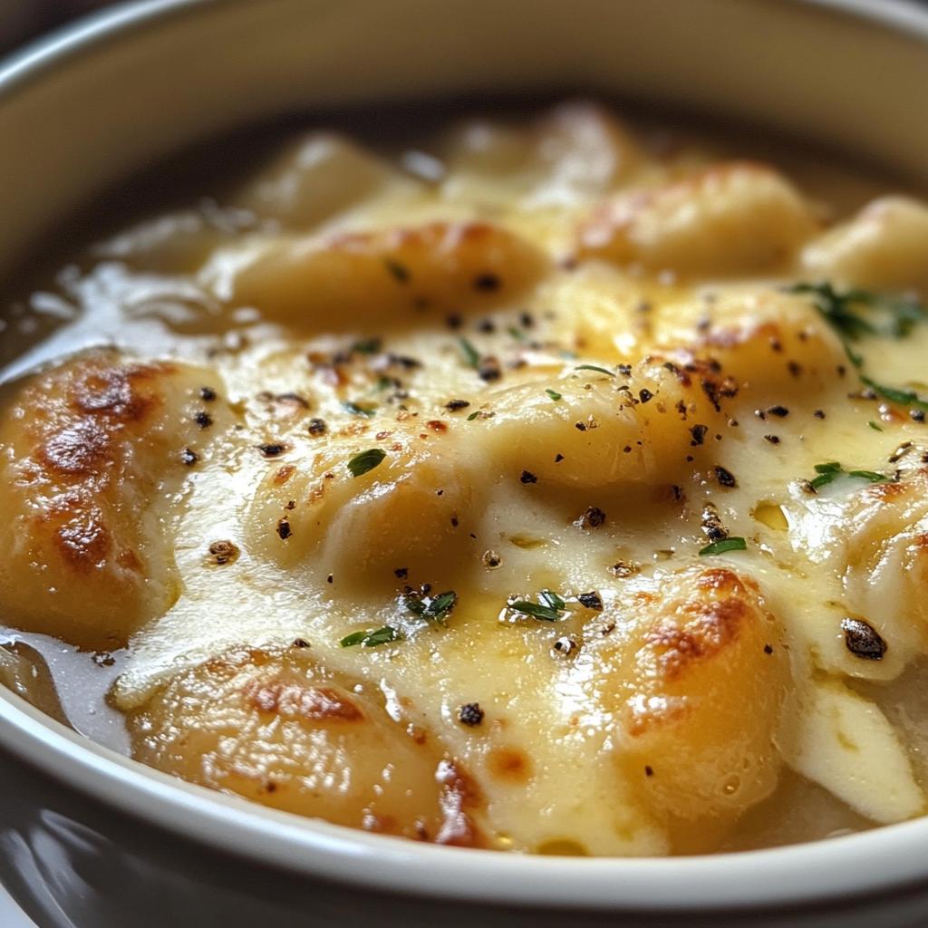 french onion gnocchi soup recipe