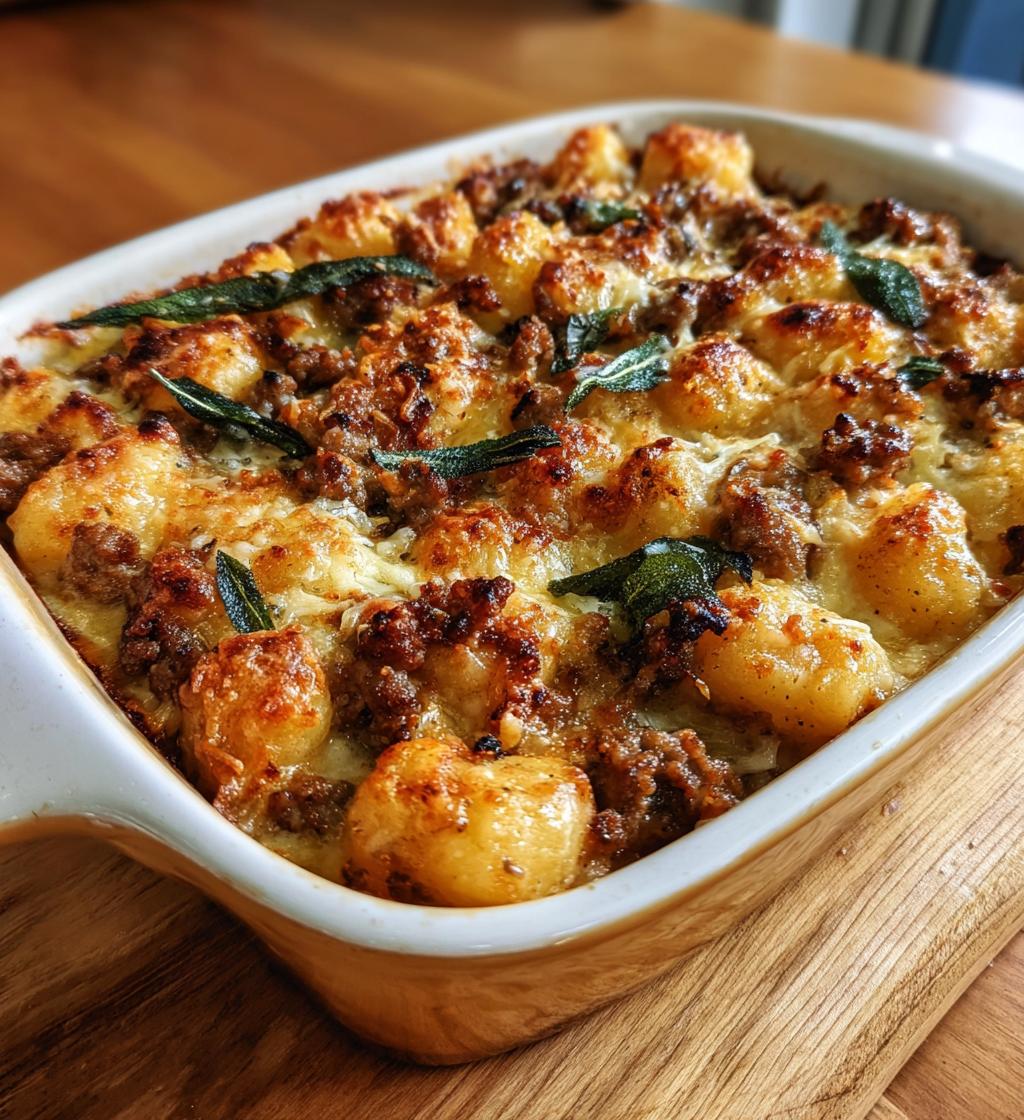 gnocchi stuffing with sausage and sage recipe - detail 1