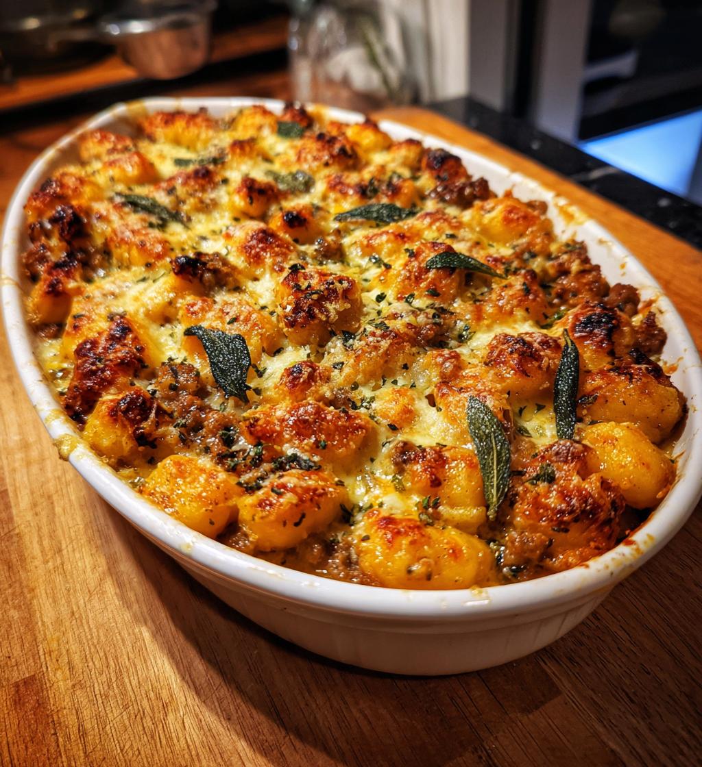 gnocchi stuffing with sausage and sage recipe