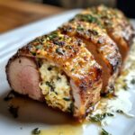 goat cheese stuffed pork tenderloin