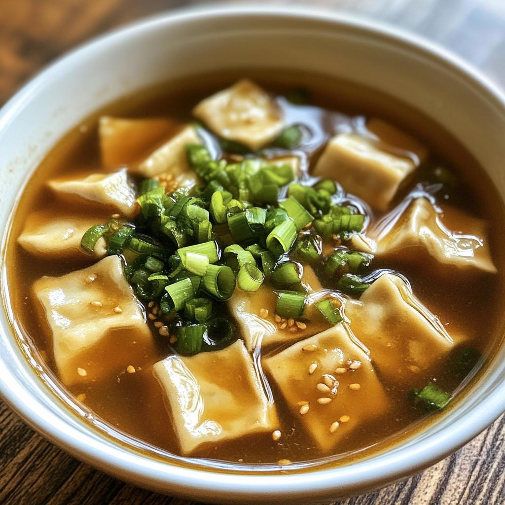 gyoza miso soup