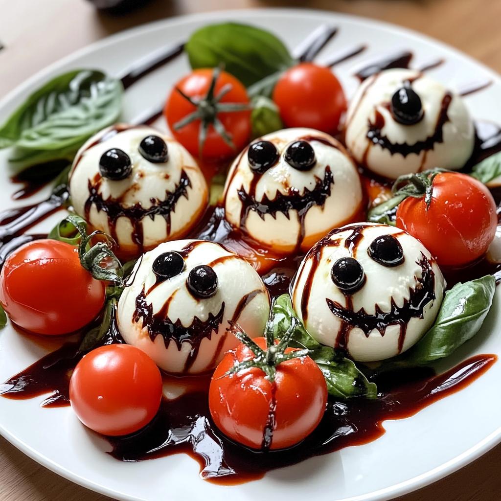 halloween caprese salad recipe