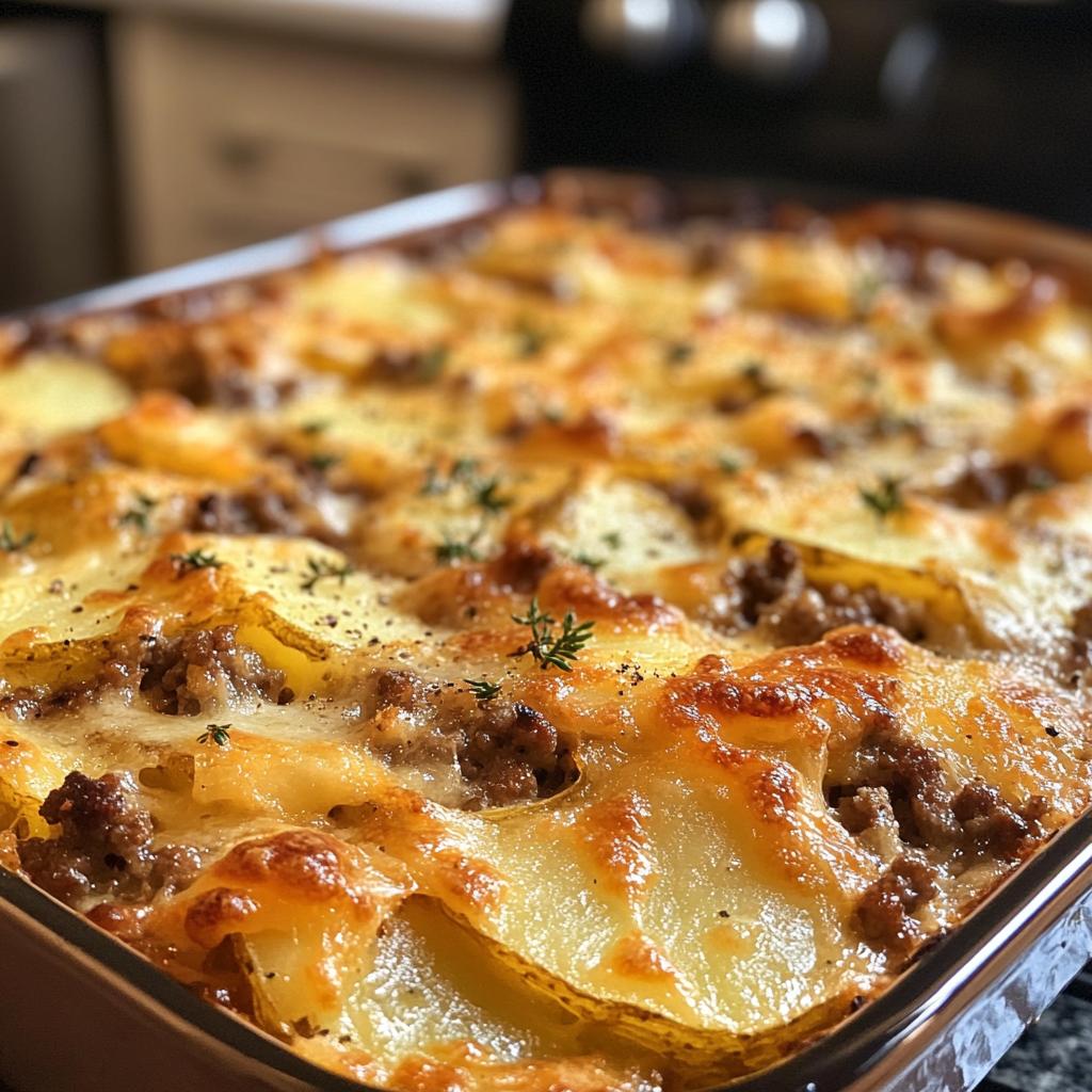 hamburger potato casserole - detail 1