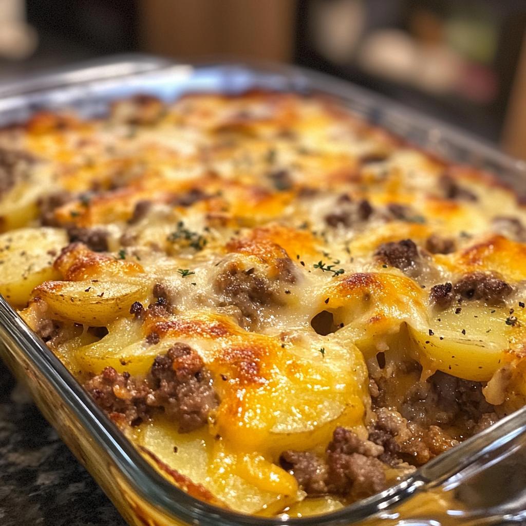 hamburger potato casserole