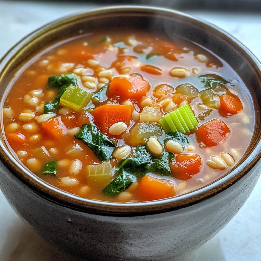 hearty vegetable barley soup recipe