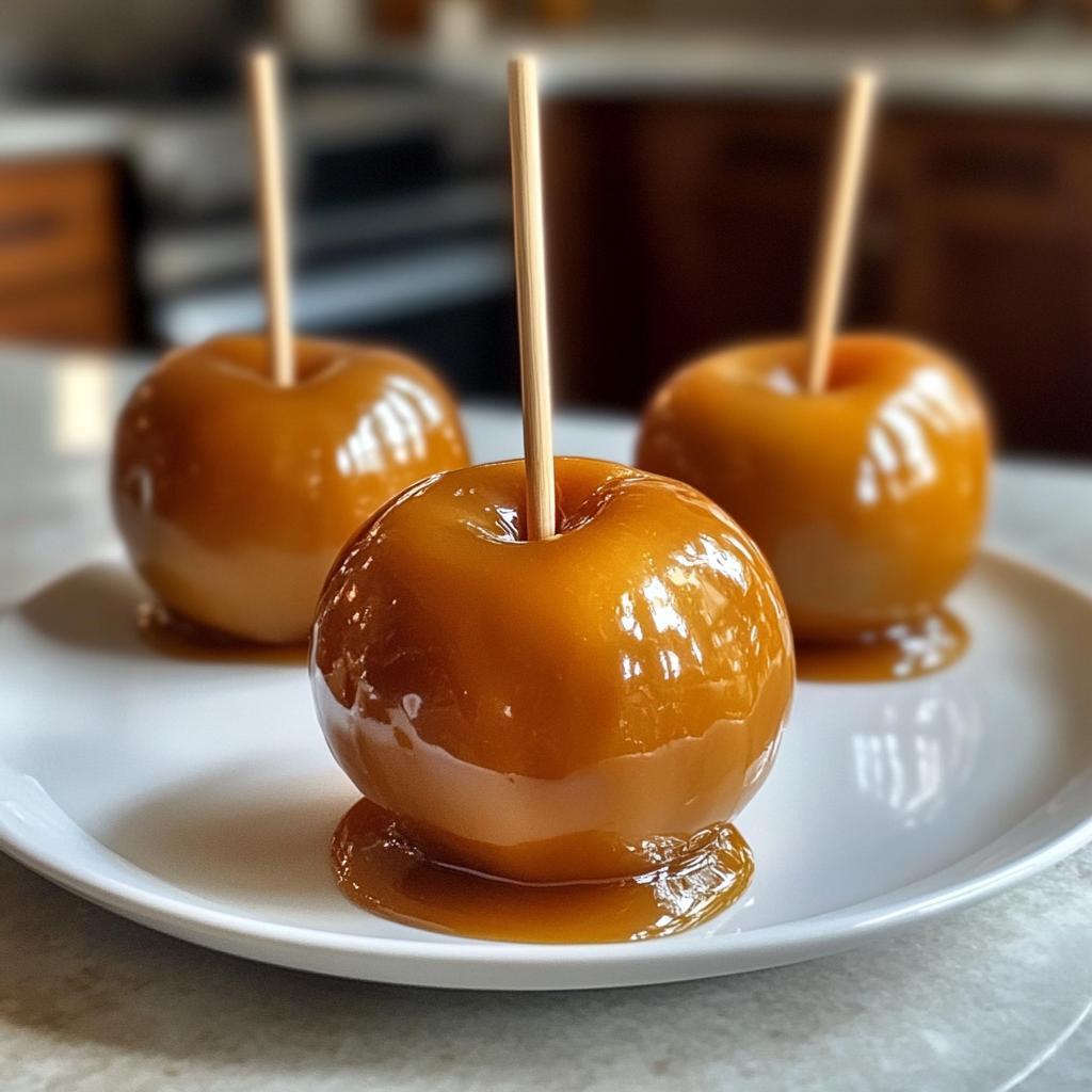 homemade caramel apples recipe - detail 1