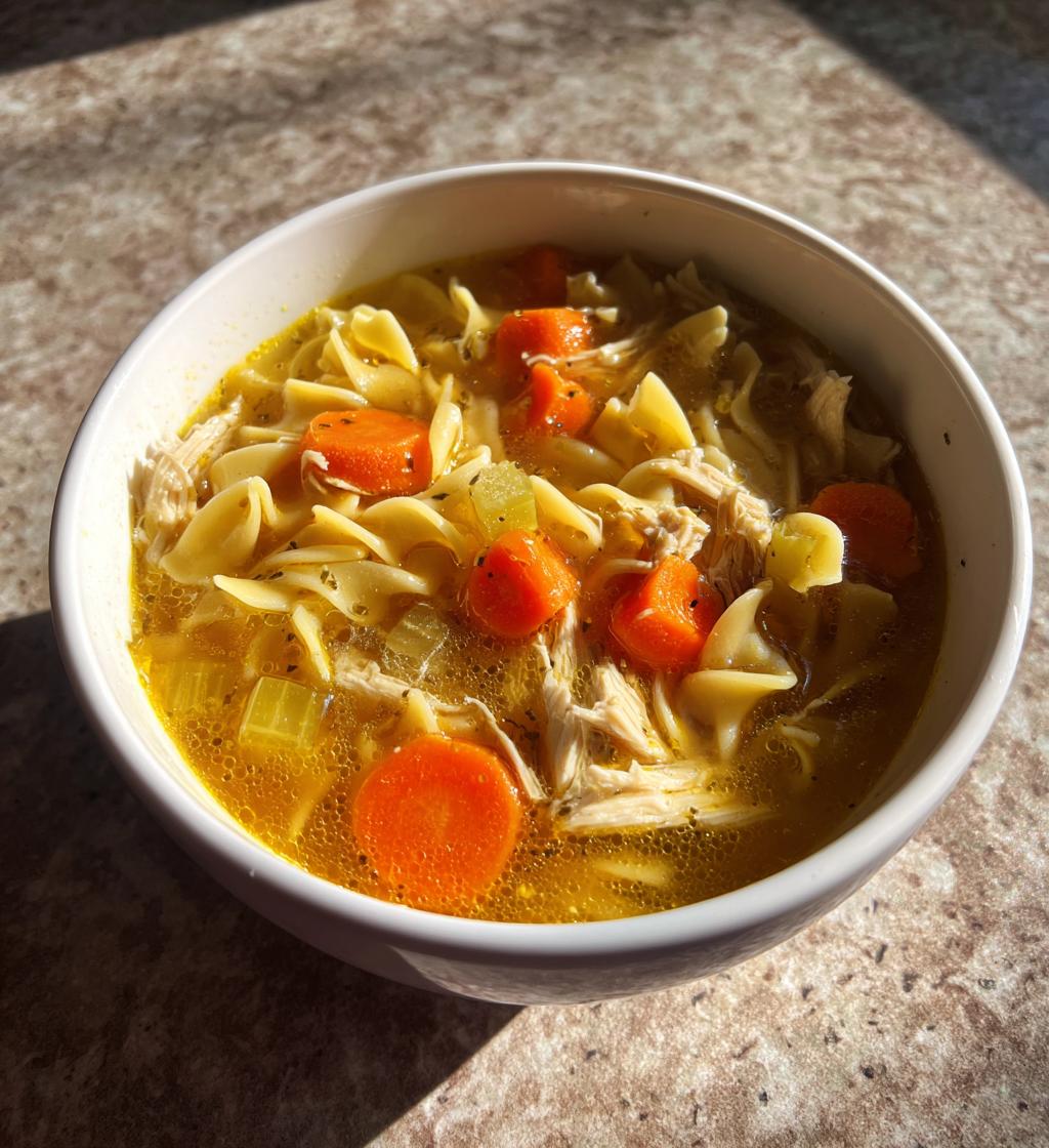 homemade chicken noodle