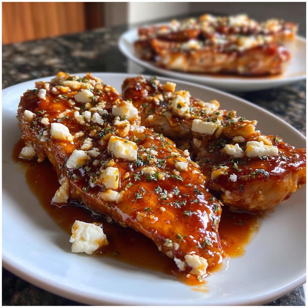 hot honey feta chicken