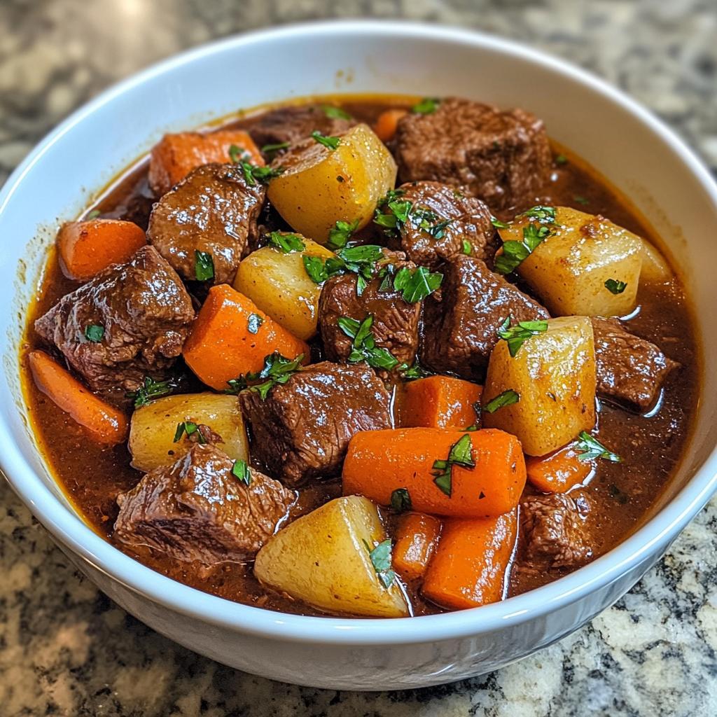 instant pot beef stew - detail 1