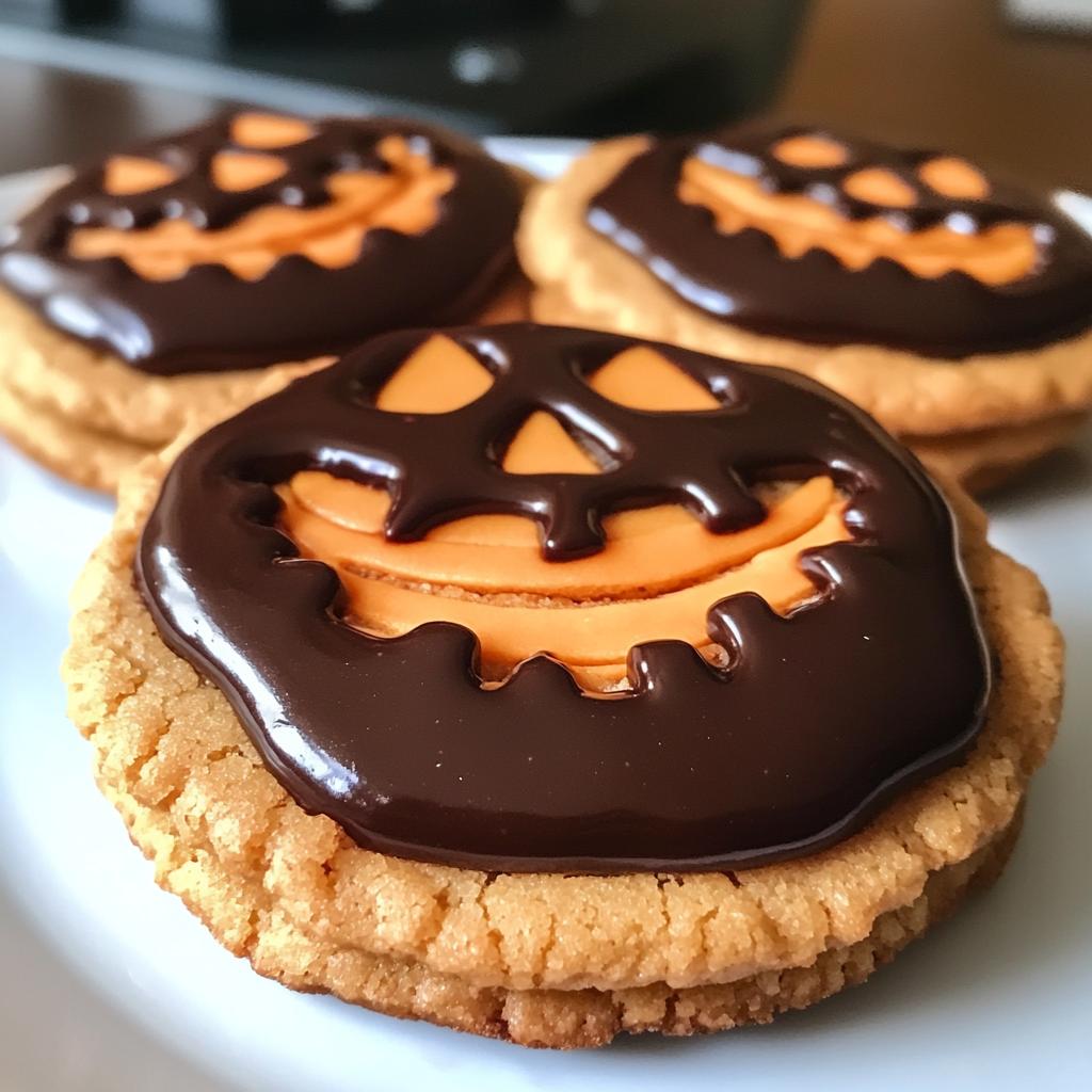 jack o lantern sandwich cookies recipe