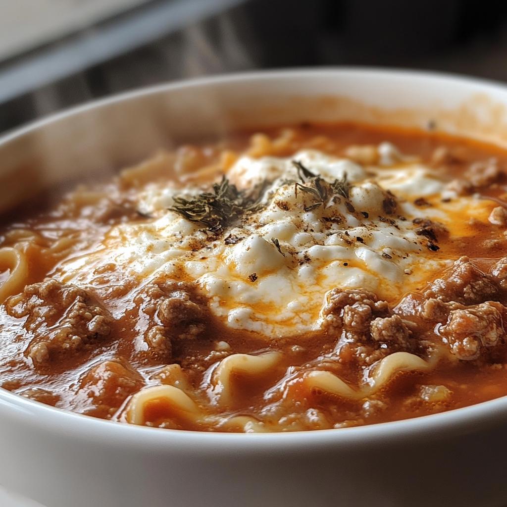 lasagna soup