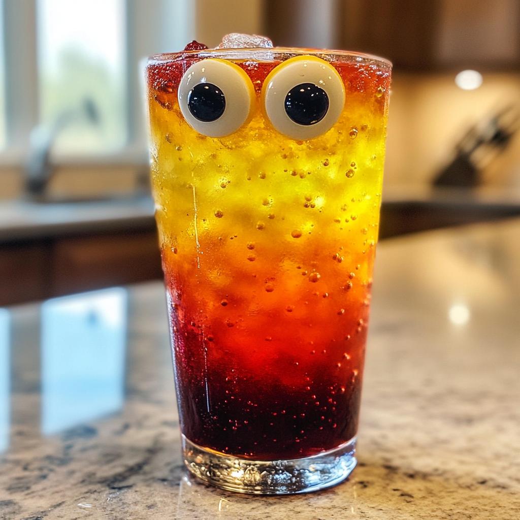 little monster halloween mocktails recipe