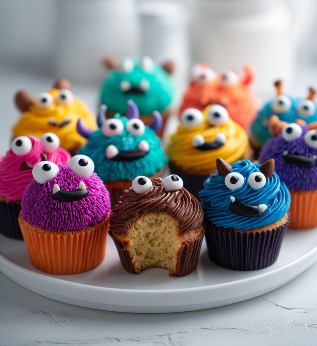 monster cupcakes recipe - detail 1