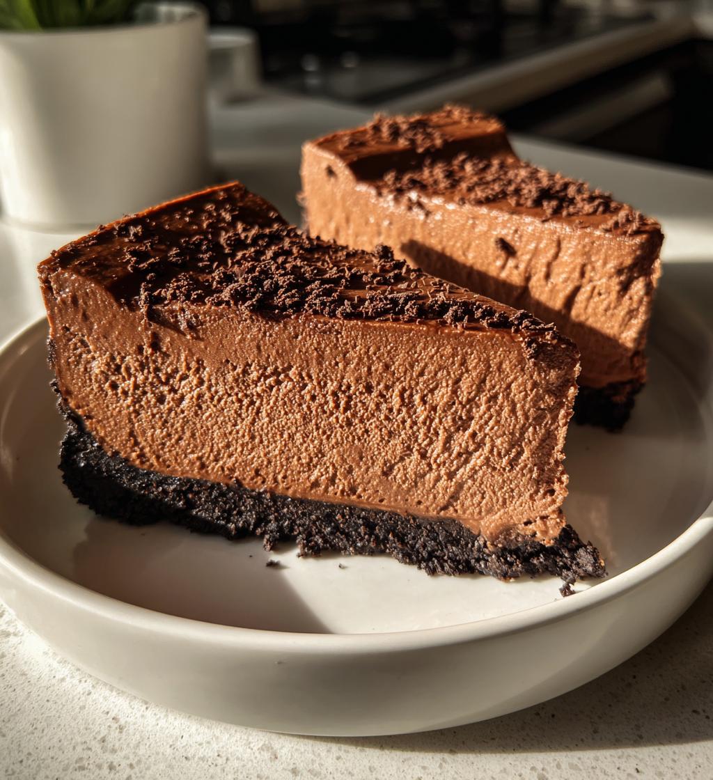 no bake chocolate cheesecake
