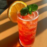 orange mocktail spritzer recipe